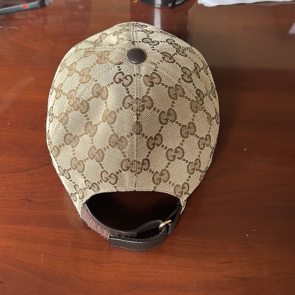 Authentic Gucci original GG canvas baseball hat with web - Picture 3 of 8